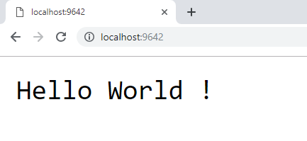 QxHttpServer Hello World !
